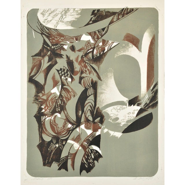 Malda Muizule, Urania, 1981, Lithograph For Sale - Image 4 of 8