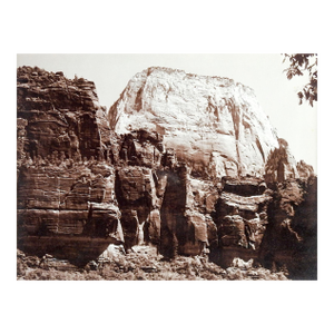 1948 Great White Throne Mt. Zion National Park Photograph