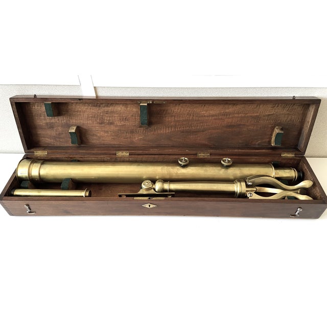 Antique Astronomical Celestial Telescope, France, 1890s For Sale - Image 11 of 18