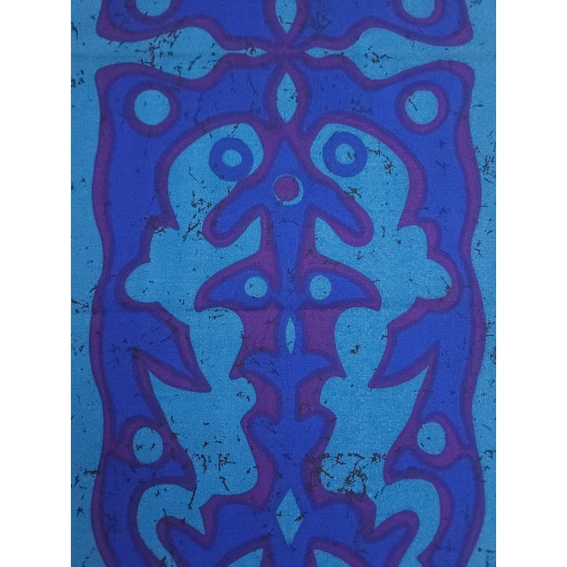 Mid-Century Modern Mid-Century German Pop Art Screen-Printed Wall Hanging by Traute Sänger, 1970s For Sale - Image 3 of 6