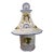 Vintage Italian Majolica Ceramic Three-Piece Cherub Wall Fountain & Pedestal Sink Set For Sale