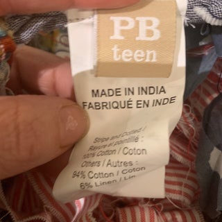 Pb Teen Fabric Garlands - a Pair For Sale