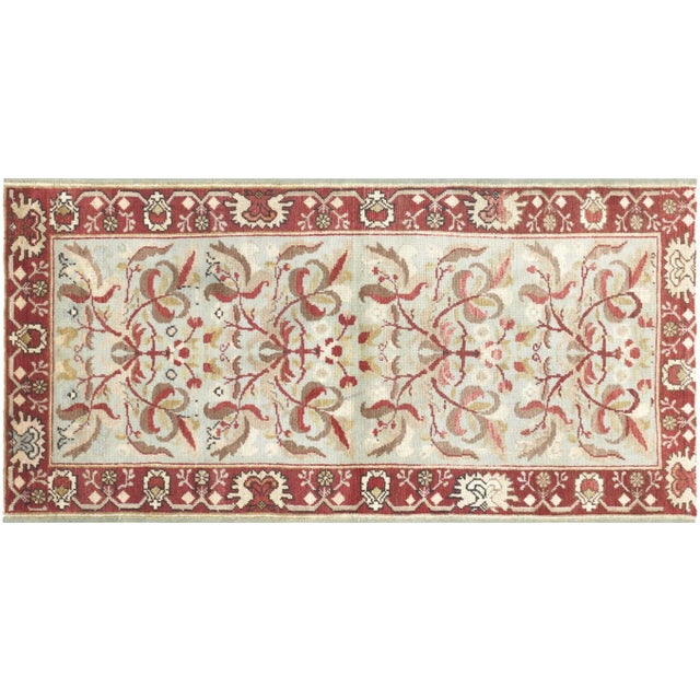 Textile 1960s Turkish Oushak Rug For Sale - Image 7 of 7