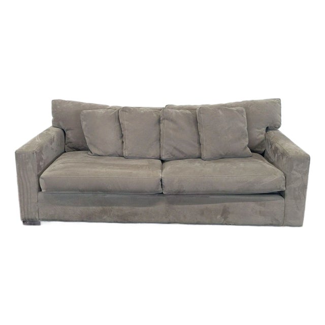 Crate & Barrel Axis Modern Sofa For Sale