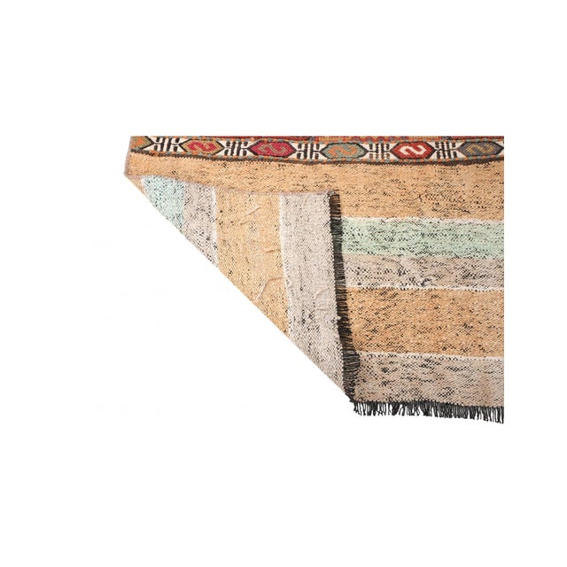 Mid-Century Modern Vintage Decorative Small Kilim Rug - 2`11″ X 5`1″ For Sale - Image 3 of 6