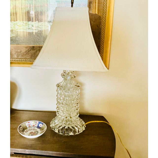 Vintage Carl Fagerlund Style Mid Century Glass Lamp For Sale - Image 6 of 18