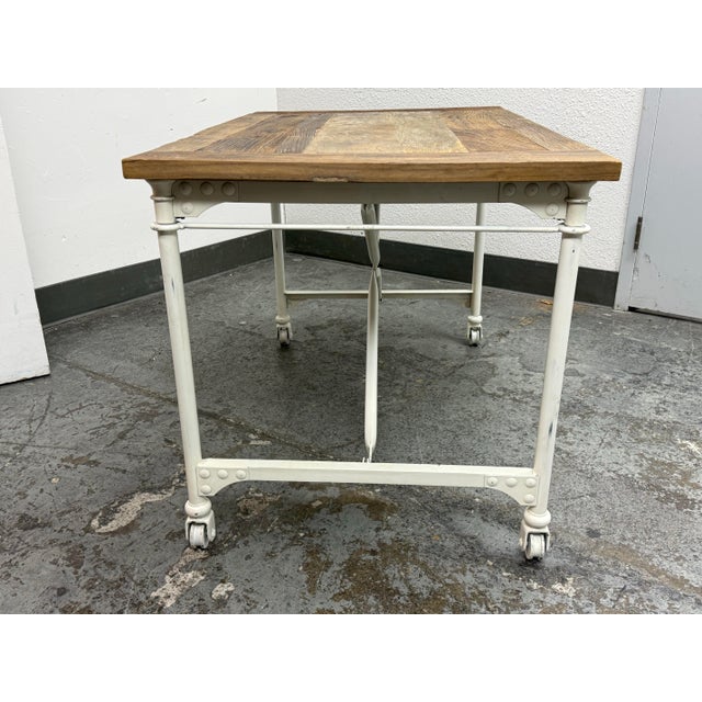 Restoration Hardware Restoration Hardware Flatiron Desk For Sale - Image 4 of 12