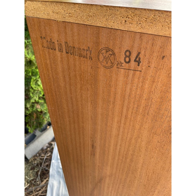 Wood 1960s Arne Wahl Iversen for Vinde Mobelfabrik Danish Modern Teak Corner Display Cabinet Bar For Sale - Image 7 of 10
