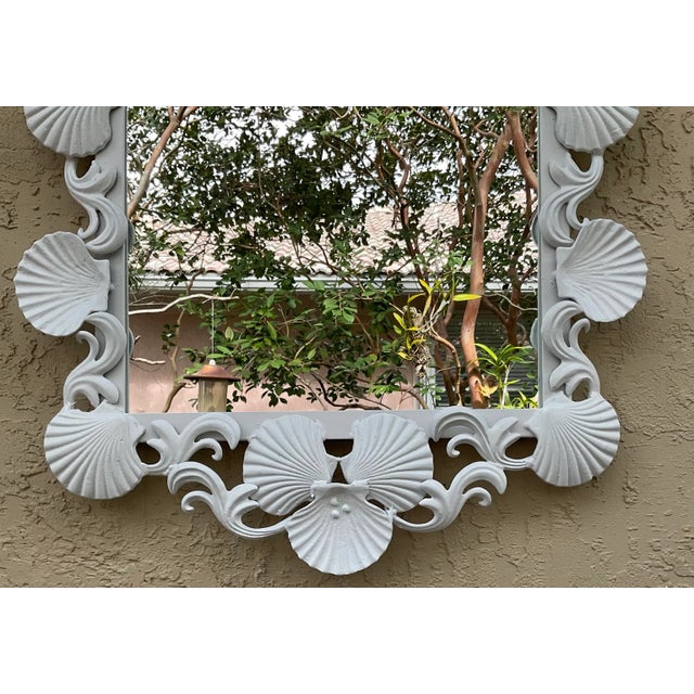 Sea Shell Iron Mirror For Sale - Image 9 of 13