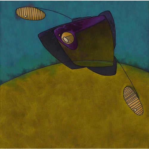 Deborah DeSaix, Abstract Composition, Oil Painting For Sale