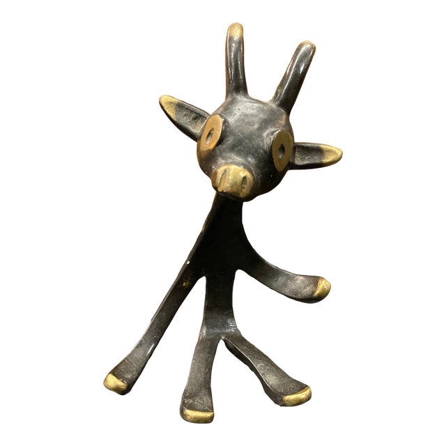 Walter Bosse Brass Goat Pipe Rest For Sale