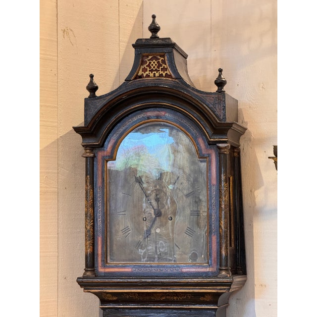 18th Century English Chinoiserie Clock For Sale - Image 6 of 16