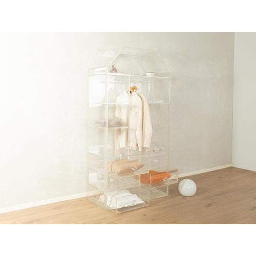 1980s Acrylic Wardrobe very good workmanshiphigh-quality materialsMade in Germany Depth: 48 cm Width: 103 cm Height: 197...