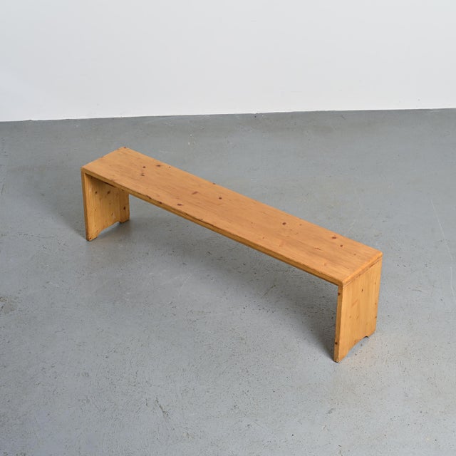 Pine Bench from Les Arcs, France, 1969 For Sale - Image 8 of 11