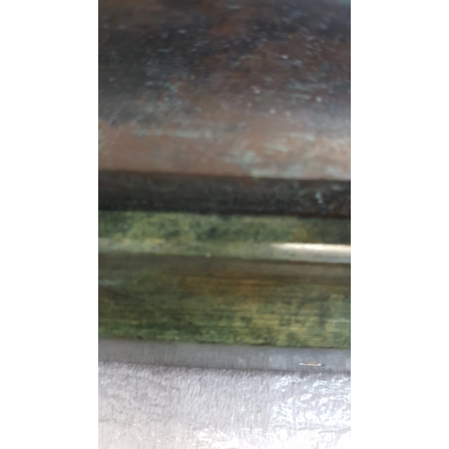 Maitland Smith Metal and Glass Candle Holder For Sale - Image 9 of 10