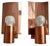 Mid-Century Copper Wall Lamps, Denmark, 1968, Set of 2 For Sale