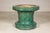 Chinese Vintage Green Glazed Ceramic Planter or Garden Seat Base with Foliage For Sale - Image 9 of 11