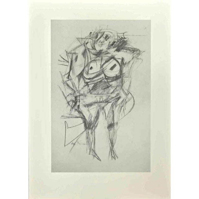 Woman is an offset and lithograph print realized on Fabriano Paper after a drawing by Willem De Kooning of 1953. The print...
