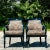 Traditional Vintage Regency Navy Lacquered Paisley Lounge Chairs - a Pair For Sale - Image 3 of 6