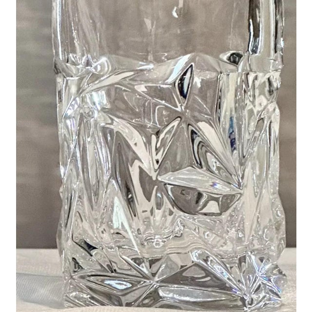 Glass Late 20th Century Tiffany and Co. Crystal Rock Cut Highball Glass For Sale - Image 7 of 7