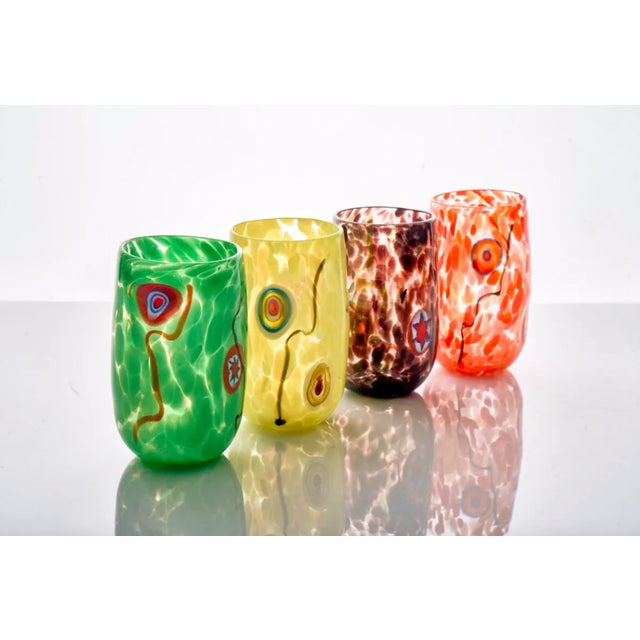 Contemporary Italian Cocktail Glasses by Mariana Iskra for Ribes Studio, Set of 5 For Sale - Image 3 of 18