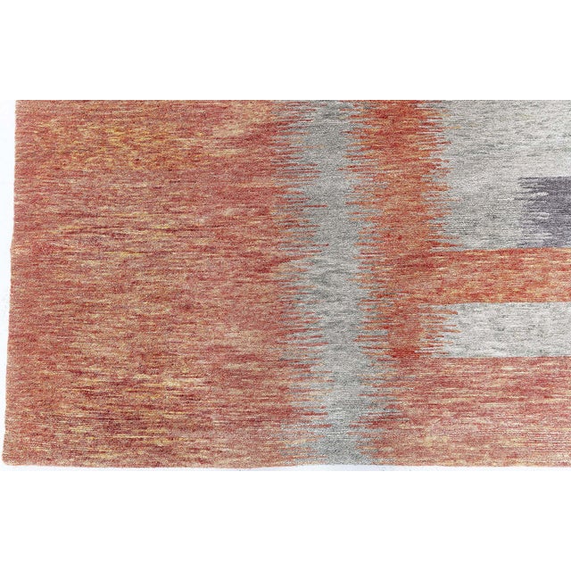 Modern Modern Tibetan Art Deco Style “Alfonsina Rustic” Rug by Doris Leslie Blau For Sale - Image 3 of 9