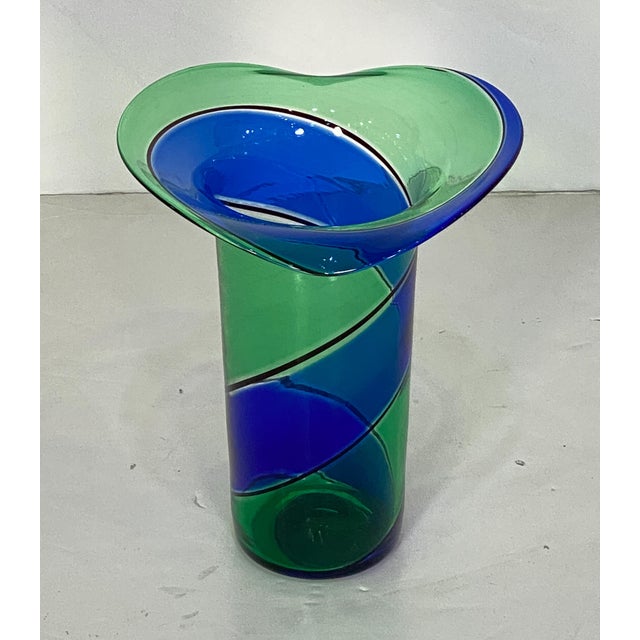 Murano Art Glass Vase by Murano of Italy For Sale - Image 4 of 8