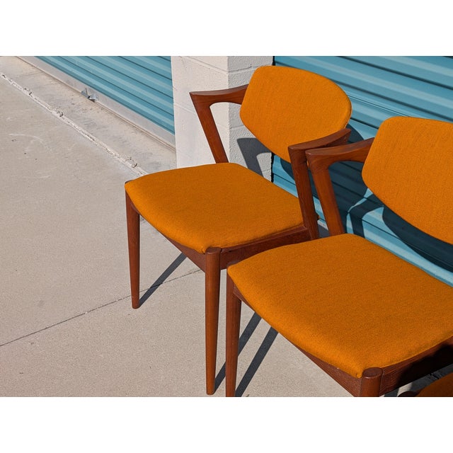 Set of 4 Model 42 Dining Chairs by Kai Kristiansen for Schou Andersen Møbelfabrik, c.1960s For Sale - Image 13 of 15