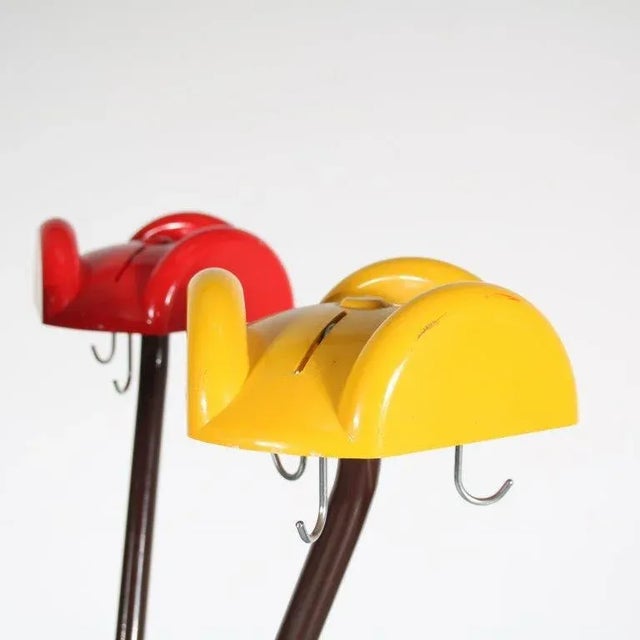 Colorful Coat Rack by Enzo Mari for Danese, Italy, 1960s For Sale - Image 5 of 10