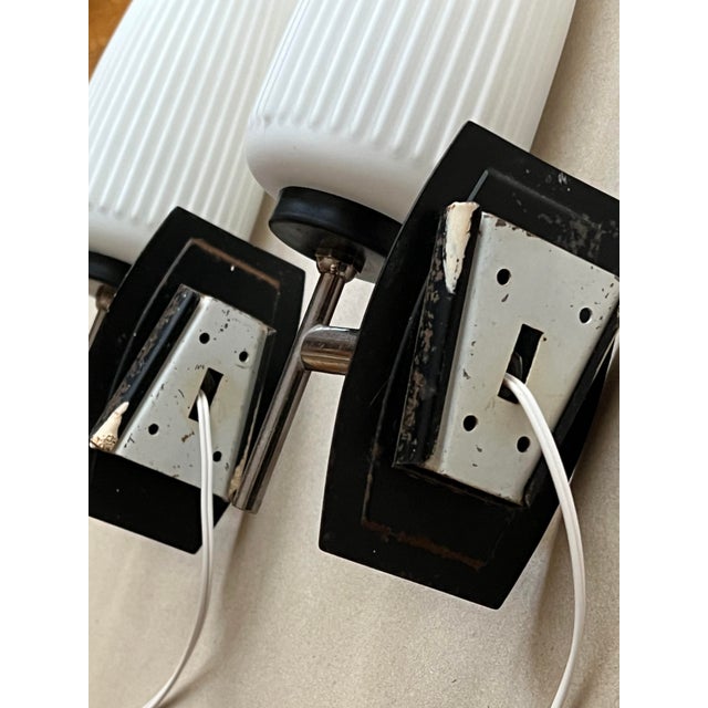 Metal Mid-Century Modern Italian Wall Lights, 1970s, Set of 2 For Sale - Image 7 of 12