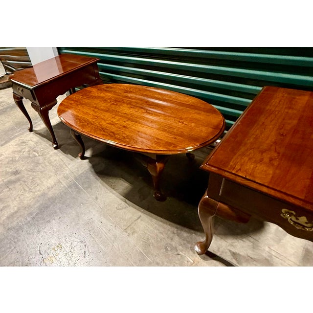 Mid 20th Century Queen Anne Style Table Set For Sale - Image 12 of 12