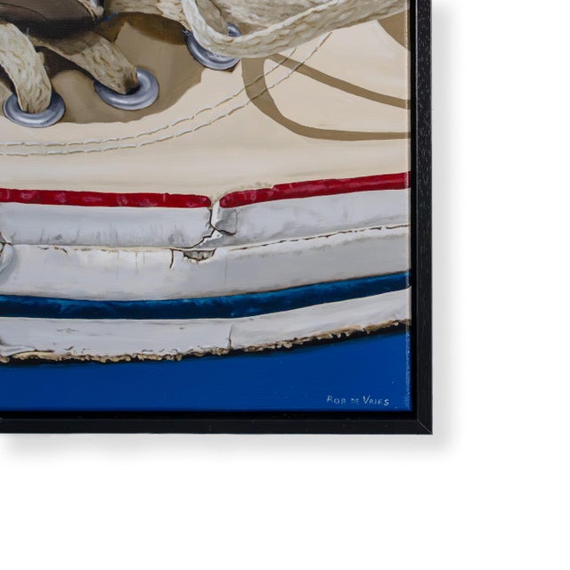 Contemporary Rob De Vries, Worn Out but Still Wearable, Oil on Canvas For Sale - Image 3 of 5