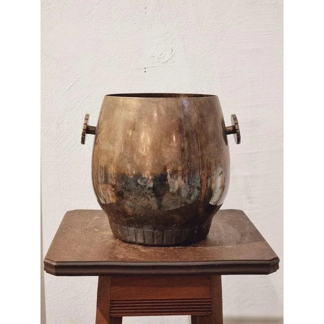 Gold Scandinavian Wine Cooler from Fyrklövern, 1950s For Sale - Image 8 of 9