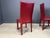 Red Leather Dining Chairs from Roche Bobois, France, 1980s, Set of 8 For Sale - Image 12 of 14