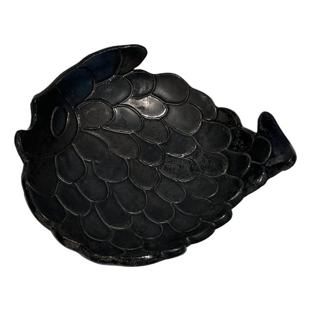 Empty pocket representing a fish French work. Circa 1970 For Sale