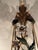 Gilt Wall Lamp with Crystal Flowers and Tassels, 1960 For Sale - Image 12 of 14