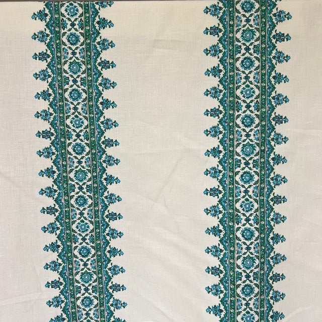 Peter Dunham Ishafan Stripe Linen Fabric- 2 Yards