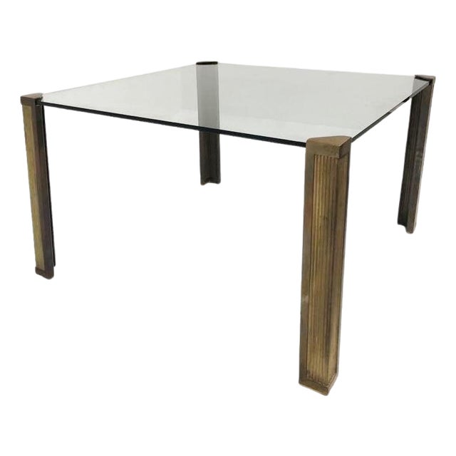 Bronze T14 Dining Table attributed to Peter Ghyczy, 1970s For Sale