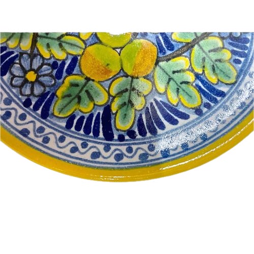 Deruta Vintage Deruta Style Lemon Wall Plaque For Sale - Image 4 of 5