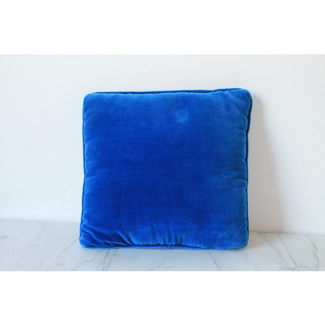 Off-white Vintage Embroidered Bird Accent Pillow For Sale - Image 8 of 11