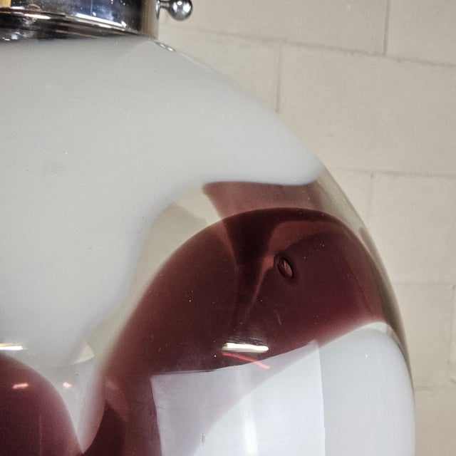 Vintage Glass Hanging Light by Carlo Moretti, 1970s For Sale - Image 11 of 18