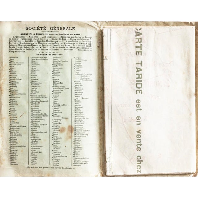 1900 - 1909 1907 Original Pocket Map or Plan of Paris, Societé Generale For Sale - Image 5 of 10