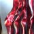 1990s Italian Tall Vase Featuring a Contemporary Design and a Crimson Red Finish. - a Pair For Sale - Image 4 of 13