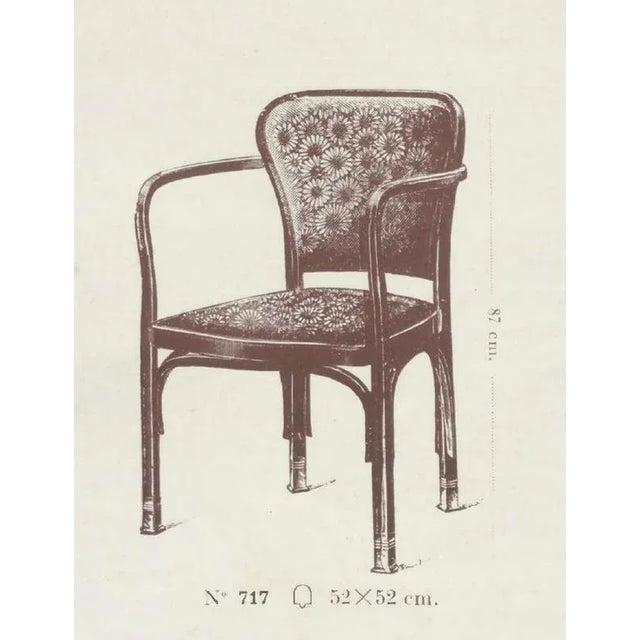 Jugendstil No. 717 Office Chair attributed to Gustav Siegel, 1890s For Sale - Image 14 of 15