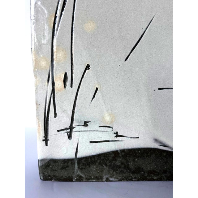 Korean Contemporary Buncheong Square Form Vase by Sung Jae Choi For Sale - Image 9 of 12