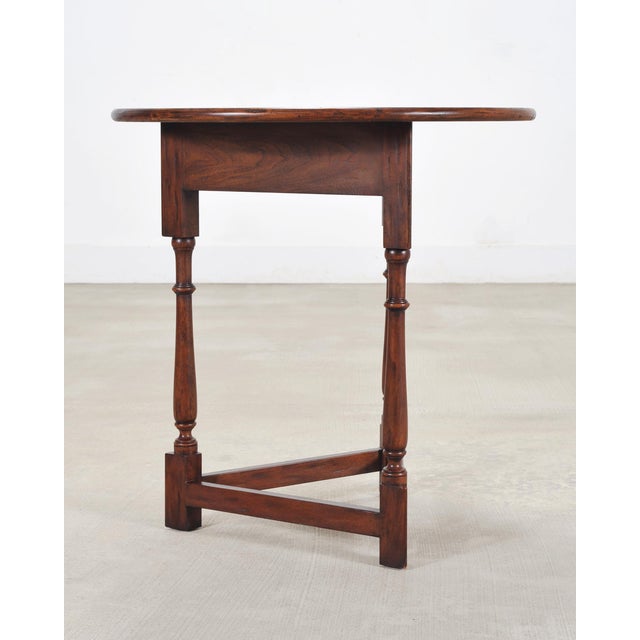 Ralph Lauren Country English Style Walnut Cricket Pub Table For Sale In Sacramento - Image 6 of 18