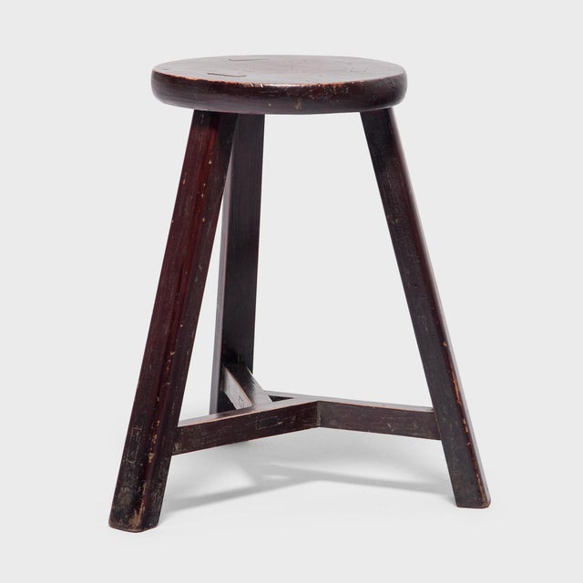 Early 20th Century Chinese Lotus Flower Stool, C. 1900 For Sale - Image 5 of 9