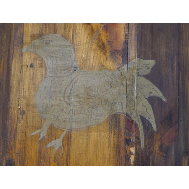 j.murphy Hand Crafted Painted Country Corner Cabinet For Sale - Image 12 of 13