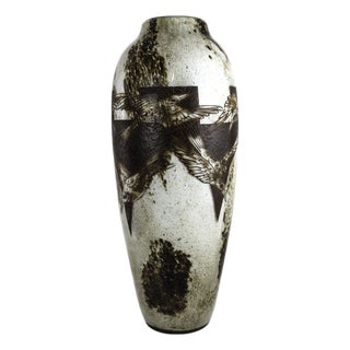Cameo Glass Vase attributed to Legras For Sale