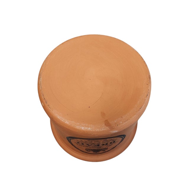 Mid 20th Century Mid Century English Royal Barum Ware Brannams Terracotta Lidded Bread Bin For Sale - Image 5 of 5